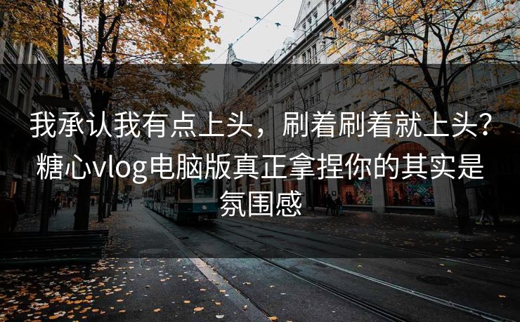 我承认我有点上头，刷着刷着就上头？糖心vlog电脑版真正拿捏你的其实是氛围感